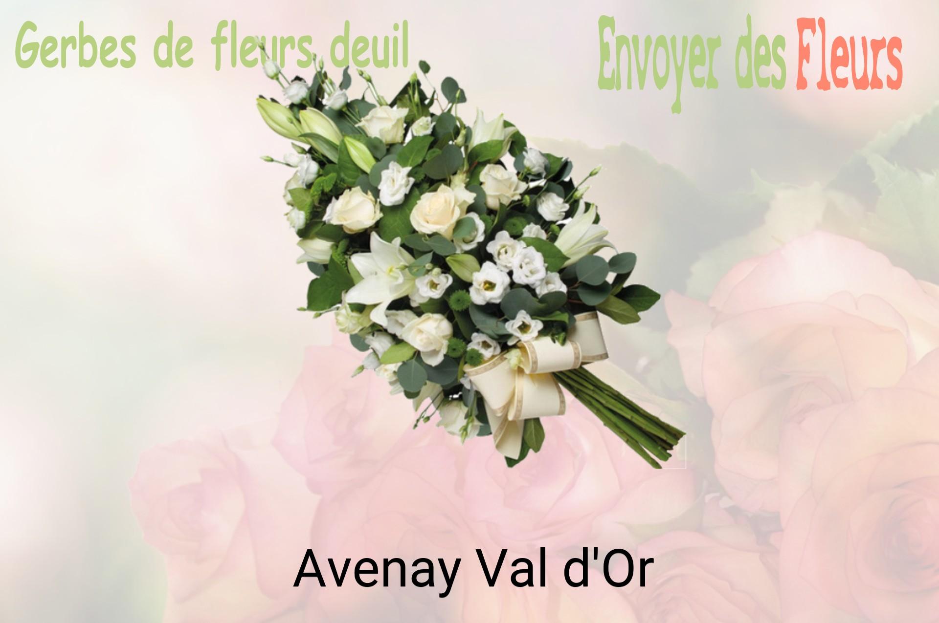 Gerbe de fleurs de deuil livrée à Avenay-Val-d'Or